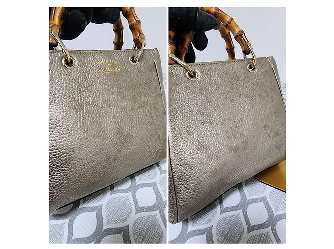 Gucci Small Bamboo Shopper Handtasche in Gold Golden - Ansicht 8