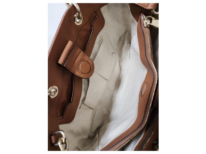 Gucci Bamboo Shopper Lederhandtasche - Braun - Ansicht 11