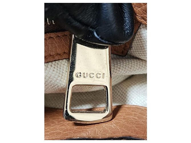 Gucci Bamboo Shopper Lederhandtasche - Braun - Ansicht 13