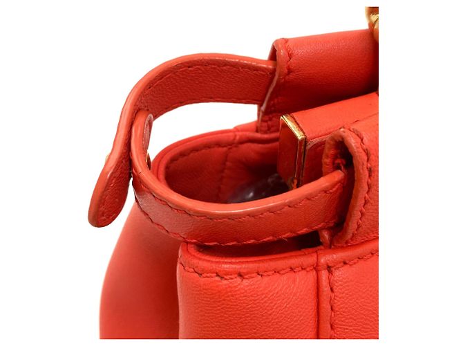 Borsa 2-Way Fendi Peekaboo Mini Arancione - vista 16