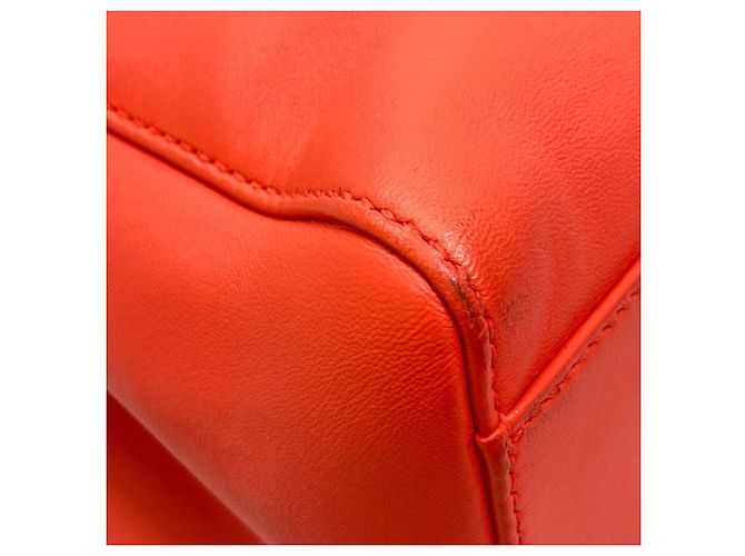 Borsa 2-Way Fendi Peekaboo Mini Arancione - vista 27