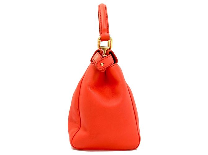 Borsa 2-Way Fendi Peekaboo Mini Arancione - vista 3