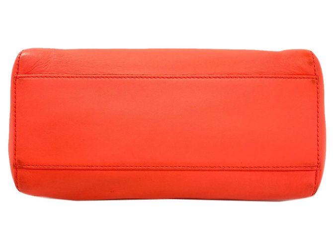 Borsa 2-Way Fendi Peekaboo Mini Arancione - vista 4