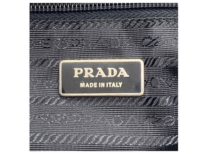 Borsa a tracolla in nylon nero Prada - vista 6