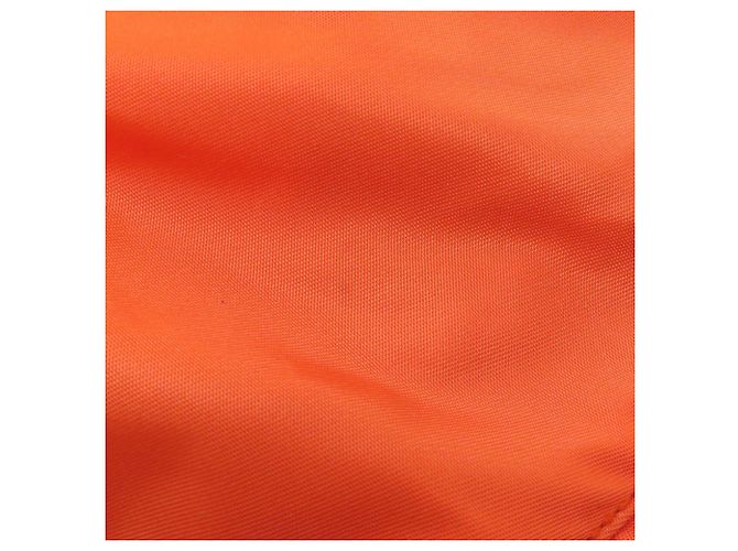 Borsa a tracolla Prada Logo in nylon arancione - vista 17