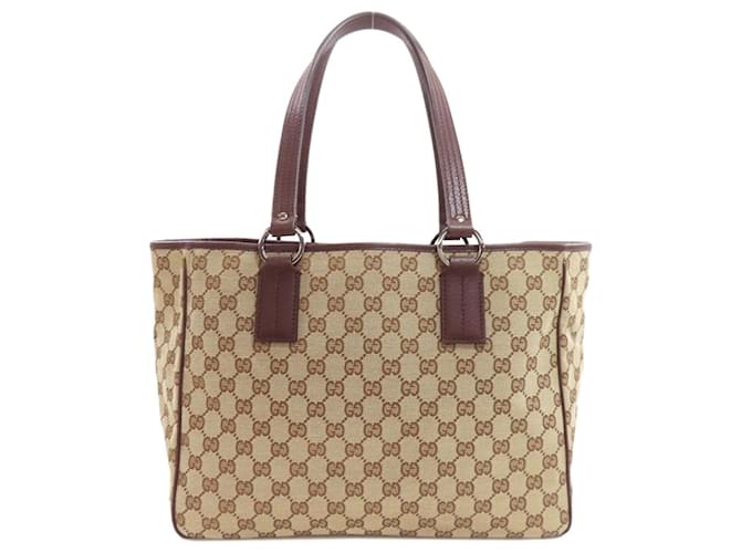 Borsa Tote Gucci GG Pattern Marrone - vista 2