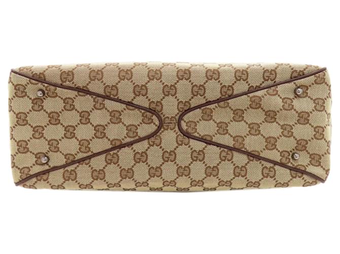 Borsa Tote Gucci GG Pattern Marrone - vista 4