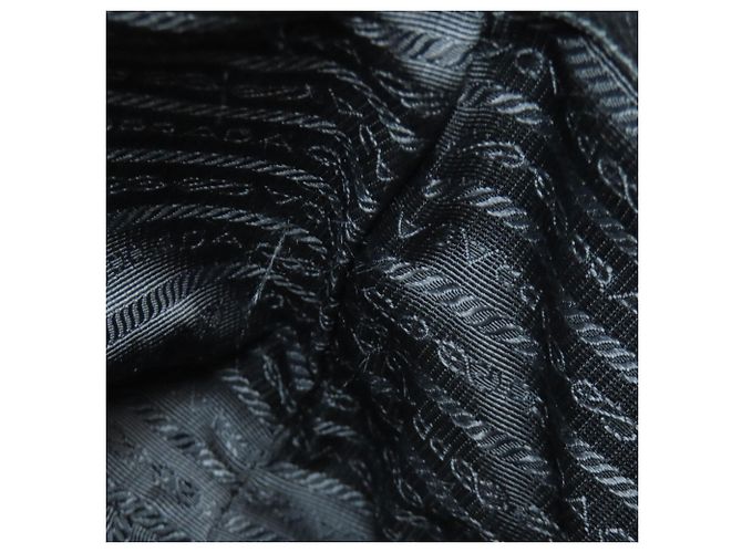 Borsa Tote Prada in pelle nera con logo Nero - vista 10