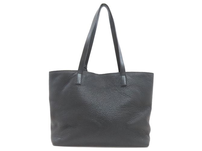 Borsa Tote Prada in pelle nera con logo Nero - vista 2