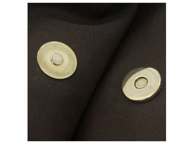 Borsa Tote in Nylon Marrone Scuro Gucci - vista 11