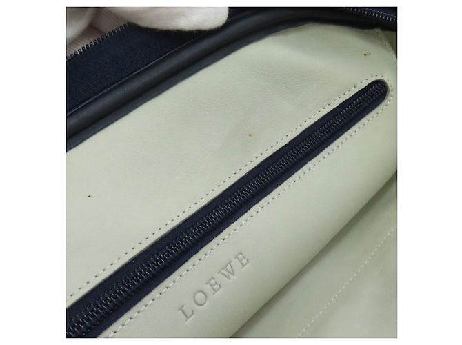 Borsa Tote Loewe Anagram Blu navy - vista 9