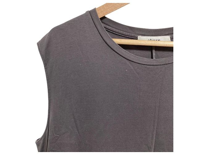 Autre Marque Vestido de algodão macio natural ebure Marrom - vista 3