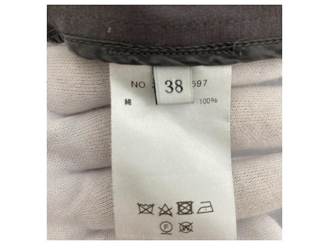Autre Marque Vestido de algodão macio natural ebure Marrom - vista 5