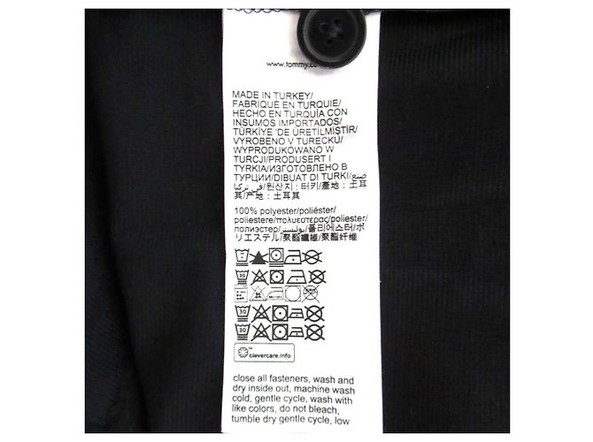 Autre Marque Camicia da baseball in cotone Tommy Hilfiger Nero - vista 6
