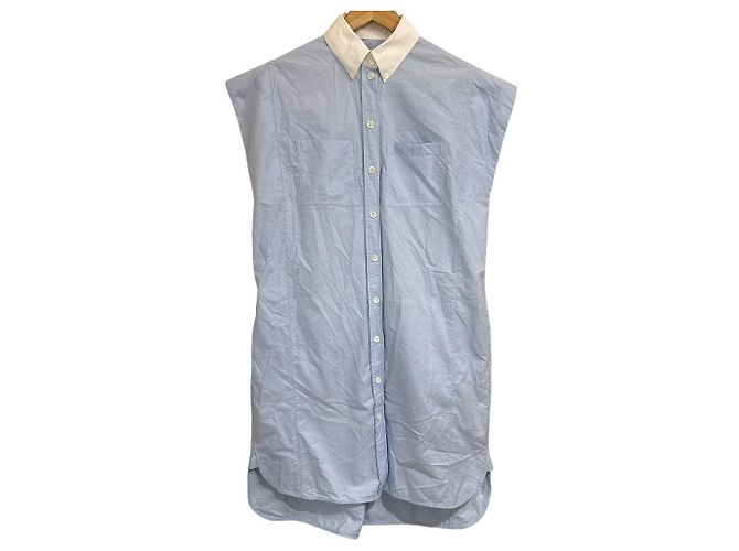 Abito chemisier Burberry Blu Blu chiaro - vista 2