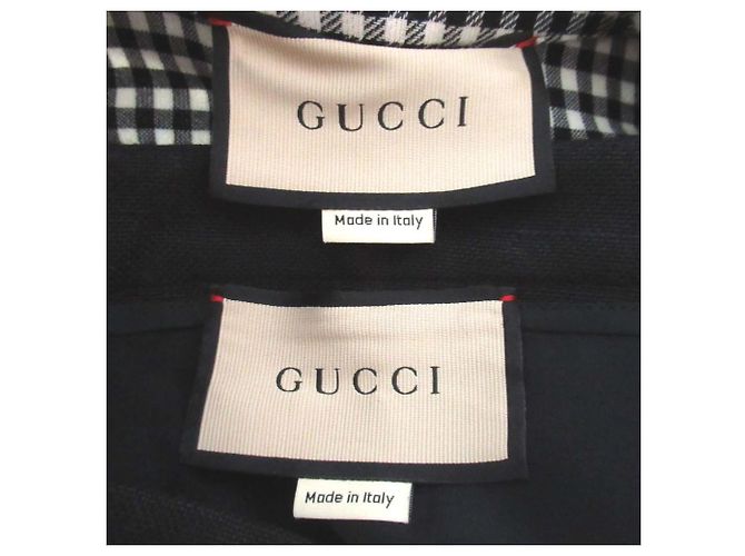 Gucci Gingham-Karo-Set Schwarz Weiß - Ansicht 11