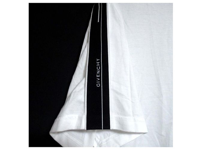 Camiseta de manga corta Givenchy con detalles de cinta Negro Blanco - vista 4