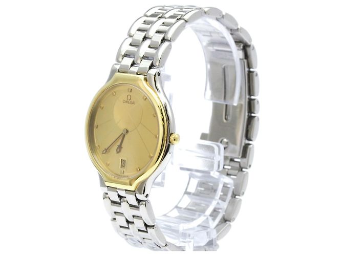 Relógio Omega De Ville Symbol em ouro K18 e aço, quartz - vista 2