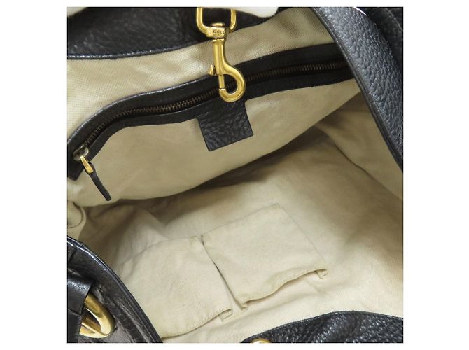 Borsa Tote Gucci 309531 Interlocking G Nero - vista 5