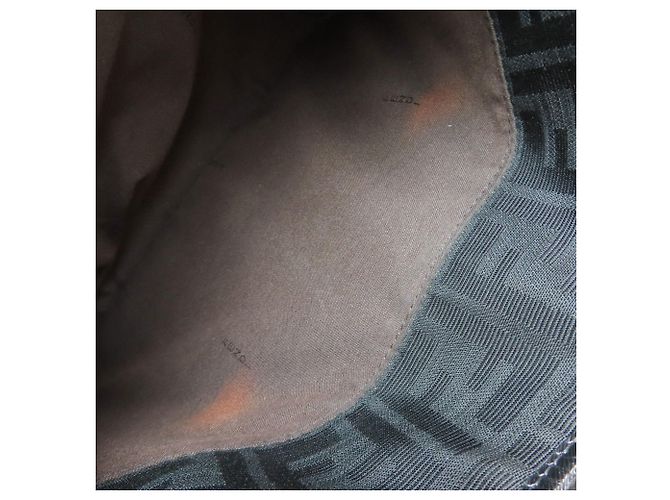 Borsa Tote Fendi Zucca Pattern Nero - vista 10