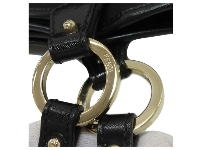 Borsa Tote Fendi Zucca Pattern Nero - vista 13