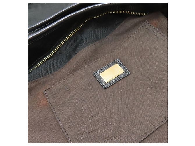 Borsa Tote Fendi Zucca Pattern Nero - vista 9