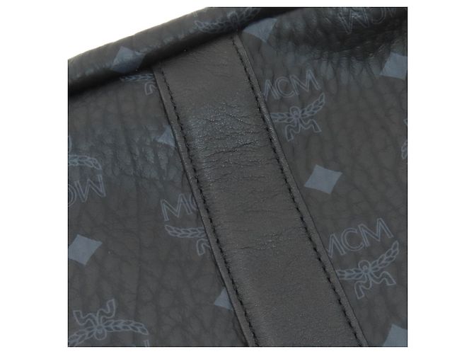 MCM Camouflage Muster Tote Bag Schwarz Khaki - Ansicht 10