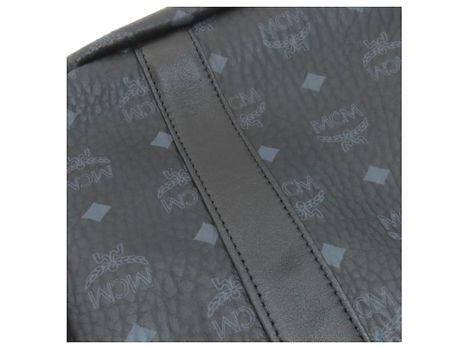 MCM Camouflage Muster Tote Bag Schwarz Khaki - Ansicht 11