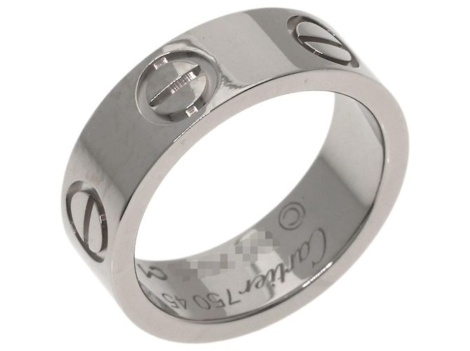 Anello Love Cartier in oro bianco 18K - vista 2