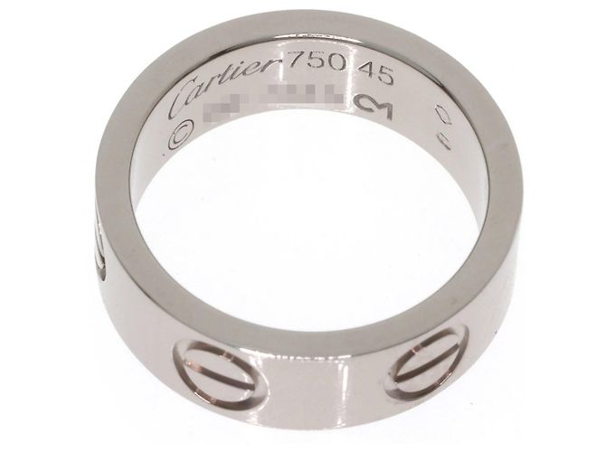 Anello Love Cartier in oro bianco 18K - vista 4
