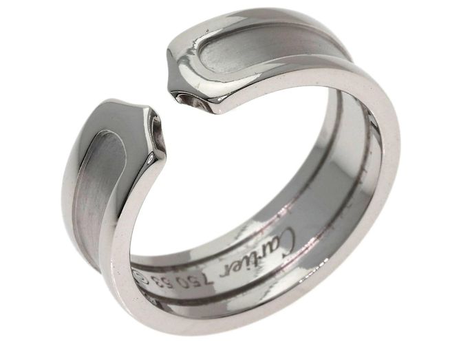 Cartier C2 Band Ring aus 18K Weißgold - Ansicht 2