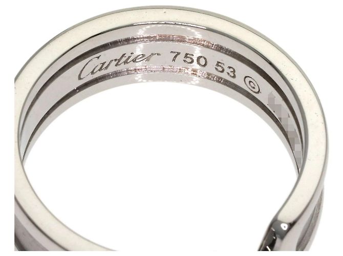 Cartier C2 Band Ring aus 18K Weißgold - Ansicht 5