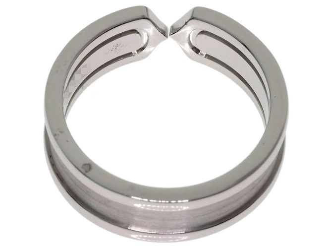 Anello C2 Band in oro bianco 18K Cartier - vista 4