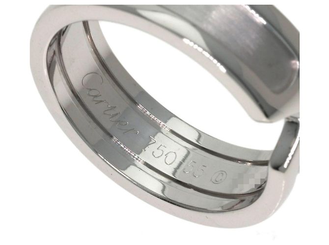 Anello C2 Band in oro bianco 18K Cartier - vista 5