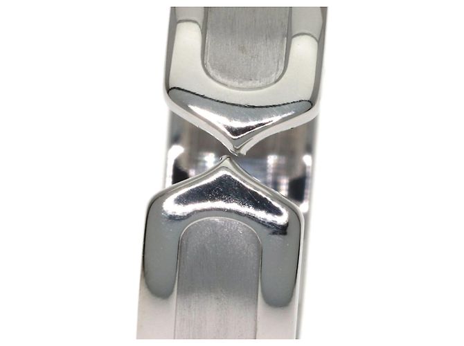 Anello C2 Band in oro bianco 18K Cartier - vista 8