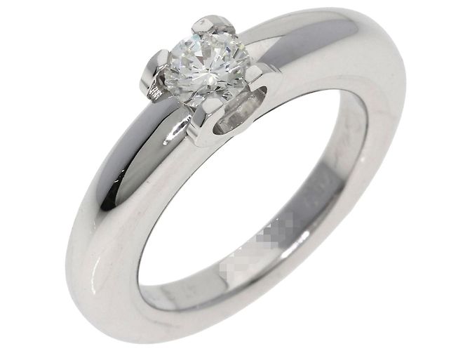 Cartier C de Solitaire Diamantring - Ansicht 2