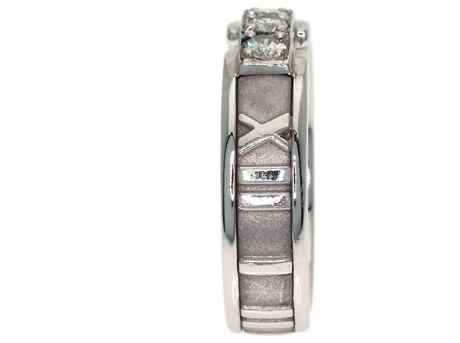 Tiffany & Co. Atlas Diamantring in 18K Weißgold - Ansicht 10