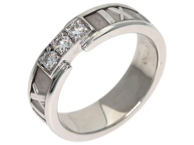 Tiffany & Co. Atlas Diamantring in 18K Weißgold - Ansicht 2