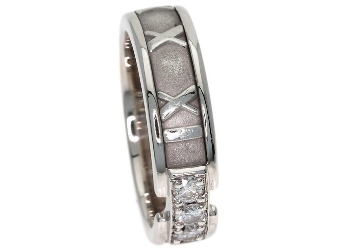 Tiffany & Co. Atlas Diamantring in 18K Weißgold - Ansicht 9
