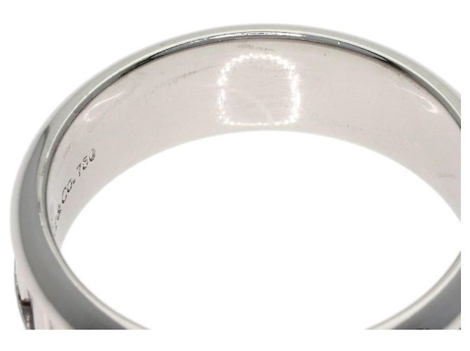Tiffany & Co. Atlas Ring aus 18K Weißgold - Ansicht 10