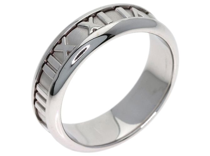 Tiffany & Co. Atlas Ring aus 18K Weißgold - Ansicht 2