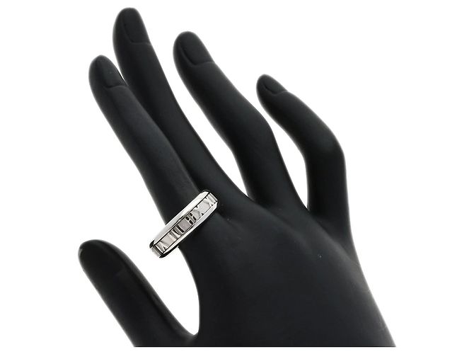 Tiffany & Co. Atlas Ring aus 18K Weißgold - Ansicht 5