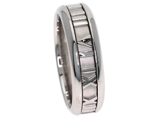 Tiffany & Co. Atlas Ring aus 18K Weißgold - Ansicht 7