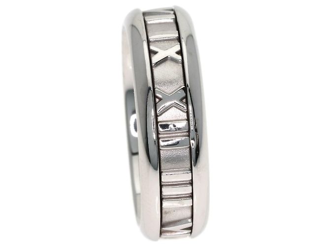 Tiffany & Co. Atlas Ring aus 18K Weißgold - Ansicht 8