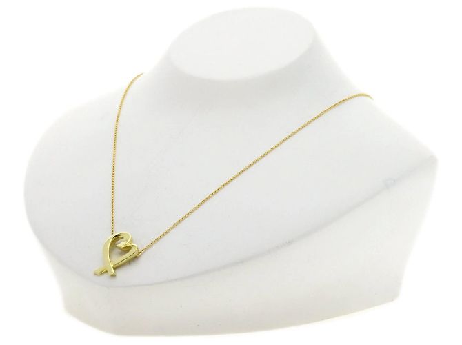 Colar Loving Heart em ouro amarelo 18K da Tiffany & Co. - vista 4