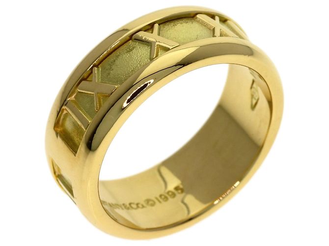 Anello Atlas di Tiffany & Co. in oro giallo 18K - vista 2