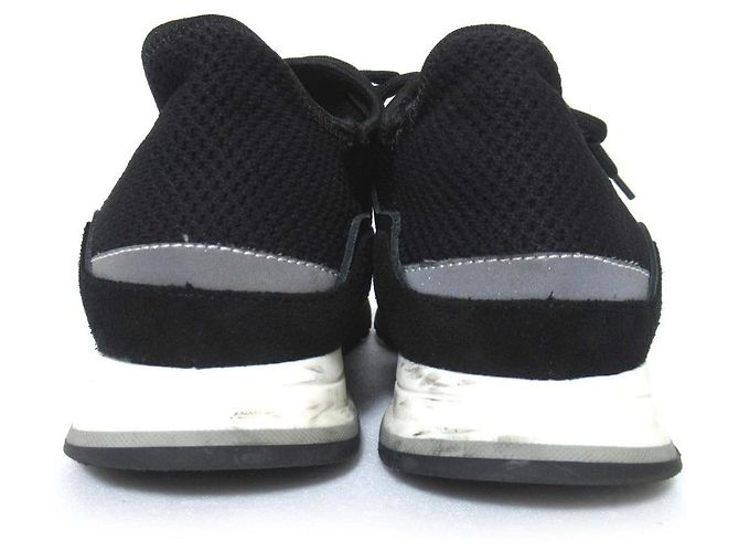 Autre Marque Sergio Rossi Strick-Sneaker Schwarz - Ansicht 3