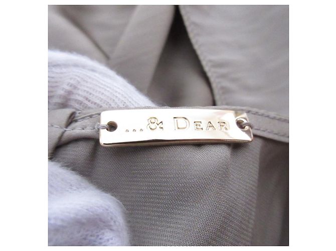 Autre Marque Ärmelloses langes Kleid mit seitlicher Raffung & DEAR Grün Khaki - Ansicht 10