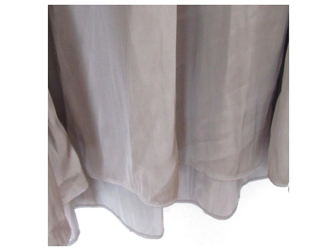 Autre Marque Ärmelloses langes Kleid mit seitlicher Raffung & DEAR Grün Khaki - Ansicht 6