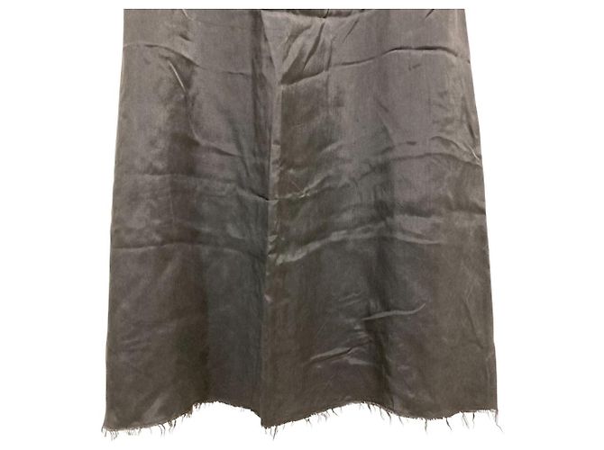 Autre Marque Falda larga BRILL Cu Bias Negro - vista 3